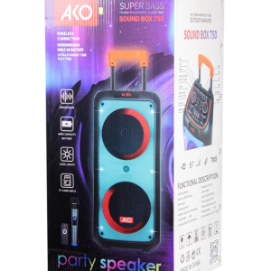 اسپيكر پارتي باكس بلوتوث AKO BOX 750